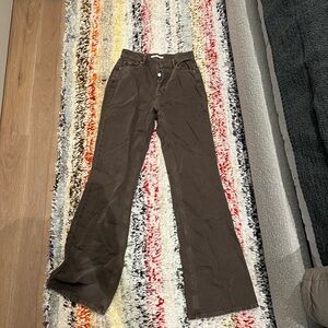 Pacsun Brown high rise/bootcut Jeans